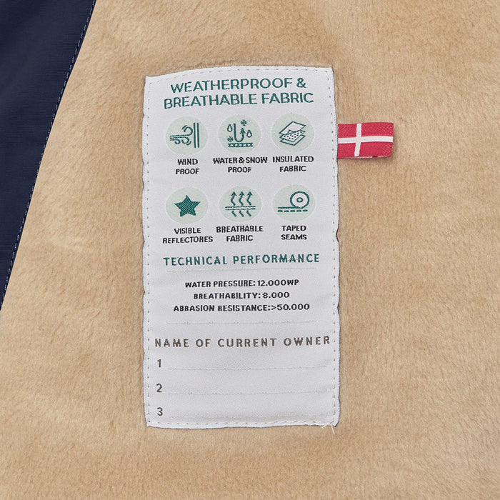 MATWANG fleece lined winter jacket. GRS-Outer space 4Y