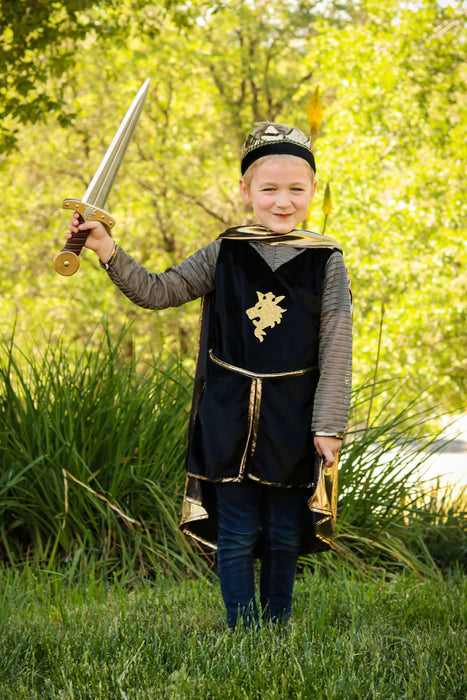 Knight Set with Tunic Cape and Crown