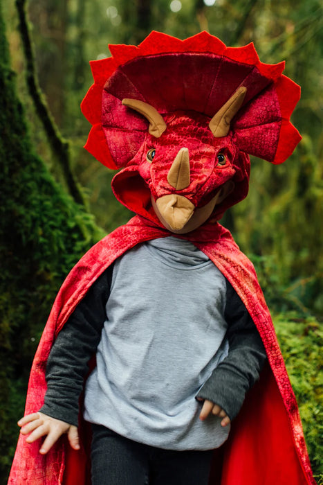 Triceratops Hooded Dinosaur Cape