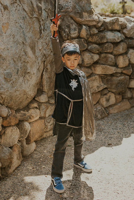 Knight Set with Tunic Cape and Crown