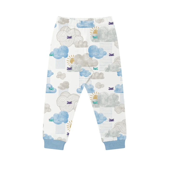 Long Sleeve PJ Set Fluffy Puffs