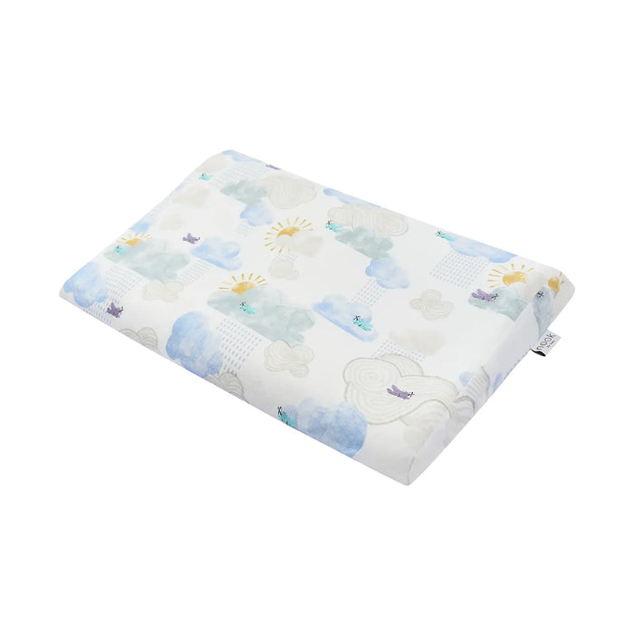 Fluffy Puffs Bamboo Jersey Nook Toddler Pillowcase