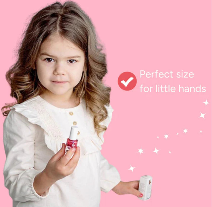 Peel Off Nail Polish - Tickle Me Pink - Shimmery Pink