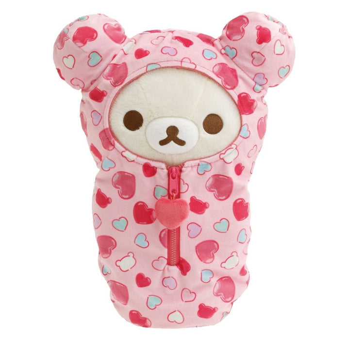 Korilakkuma San-X Original Hearts Sleeping Bag Plush