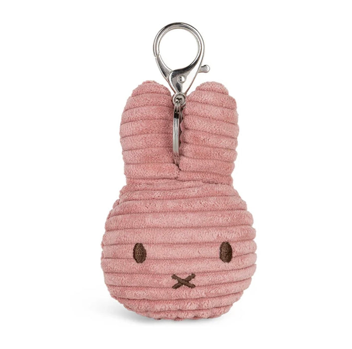 Keychain MIFFY Flat ECO Corduroy Olive Pink 4"