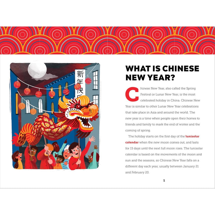 Celebrate Chinese New Year Hardcover Picture Book