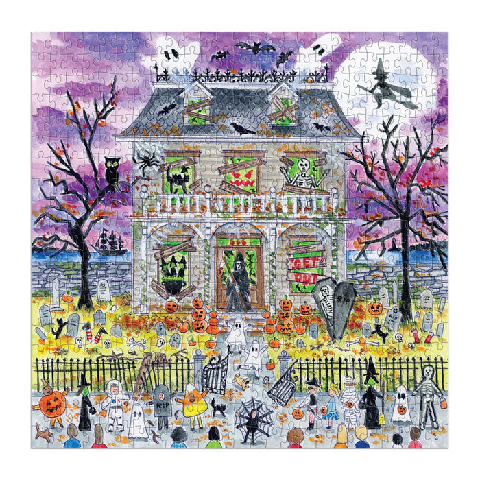 Haunted House 500 Piece Glow in the Dark Puzzle