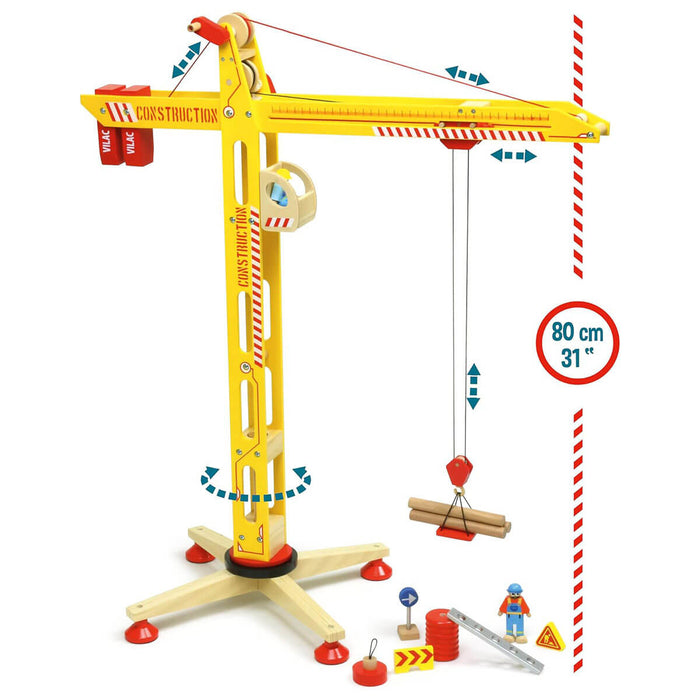 Large Wooden Crane Vilacity