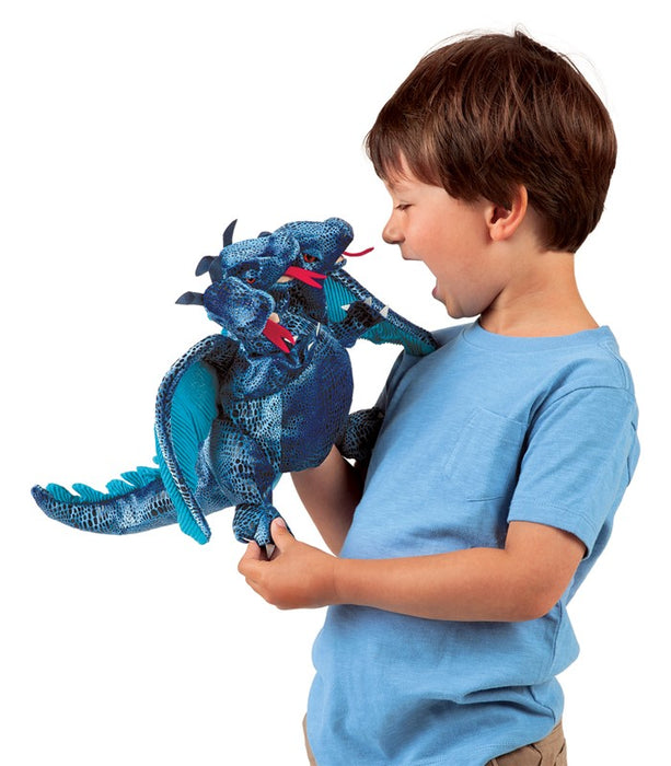 Dragon, Three-Headed - Blue