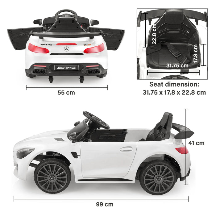 Mercedes-Benz AMG GTR 12V Ride on Car with Remote Control, Licensed