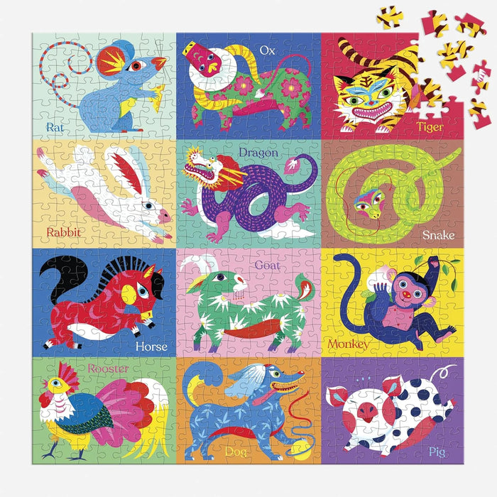 Chinese Zodiac 500 Piece Puzzle