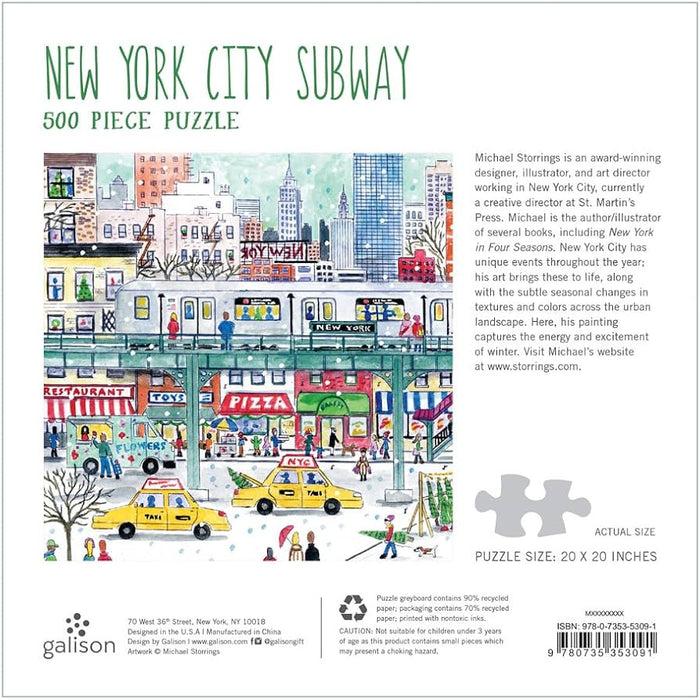 New York City Subway Puzzle 500pcs
