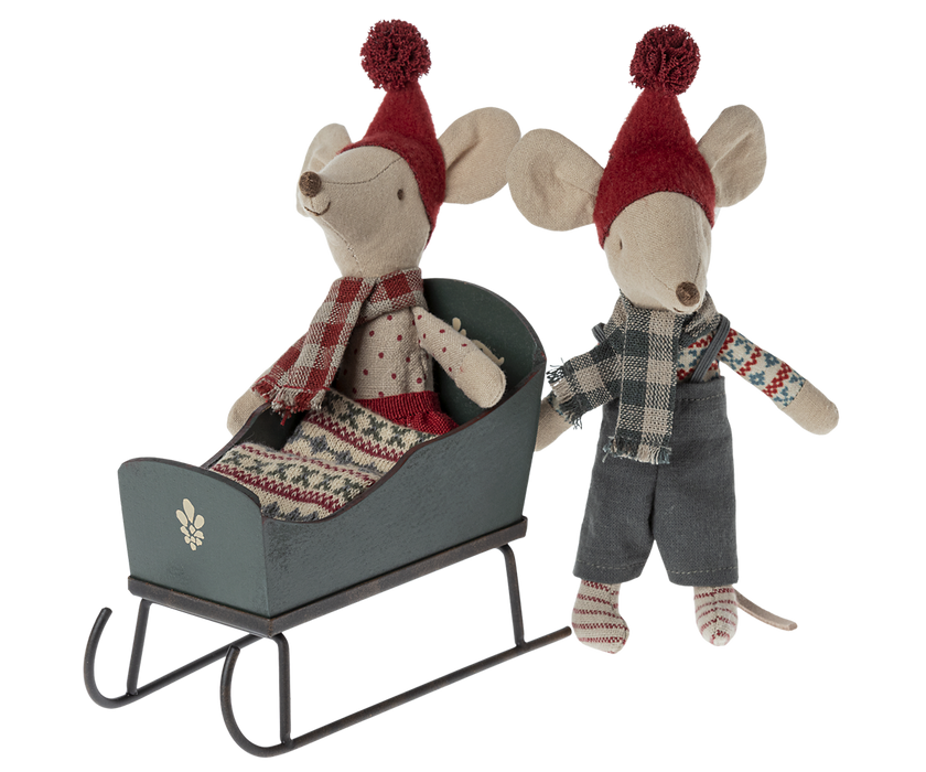 Sleigh, Mouse - Green