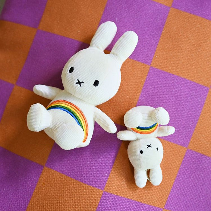 Plush MIFFY Rainbow Offwhite 7"