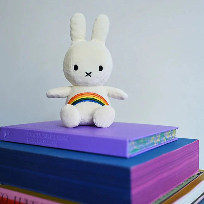 Plush MIFFY Rainbow Offwhite 7"