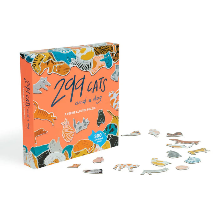 299 Cats (and a Dog) 300 Piece Cluster Puzzle