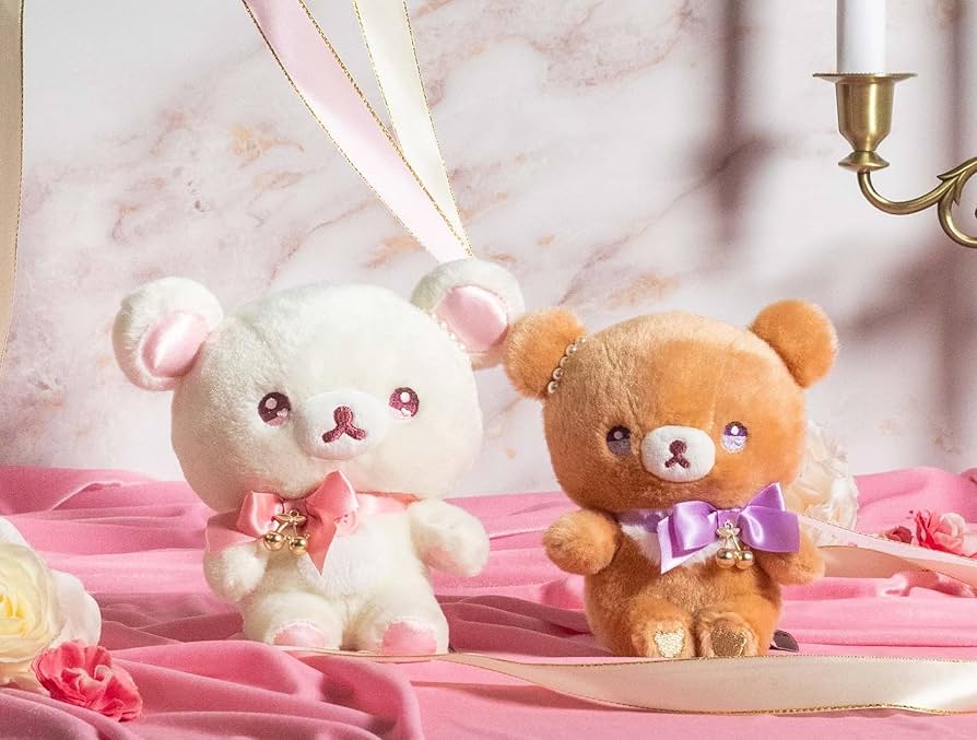 Chairoikoguma San-X Original with a Shining Jewel Cherry Plush