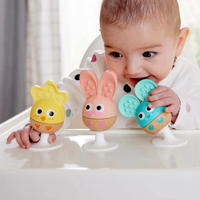 Cheery Critter Rattle Trio