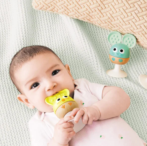 Cheery Critter Rattle Trio