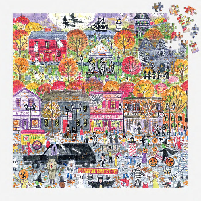 Michael Storrings Halloween Parade 500 Piece Puzzle