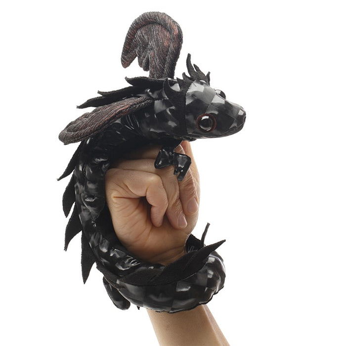 Dragon Wristlet MIDNIGHT Puppet