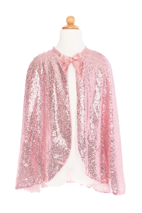 Precious Pink Sequins Cape 5-6Y