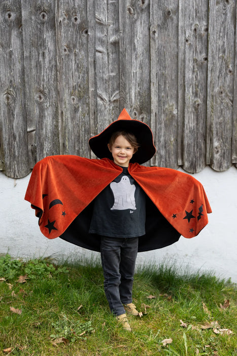 Autumn Embers Wizard Cape and Hat