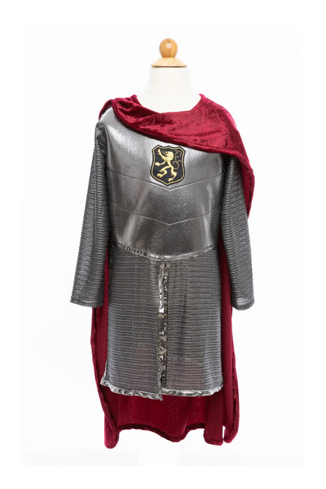 Silver Knight Tunic with Cape 5-6Y