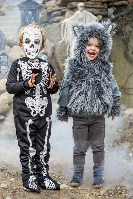 Big Bad Wolf Vest with Gloves 3-4Y