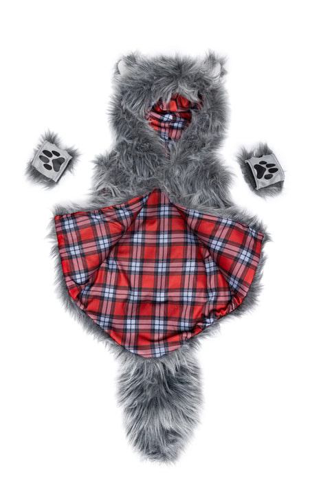 Big Bad Wolf Vest with Gloves 3-4Y