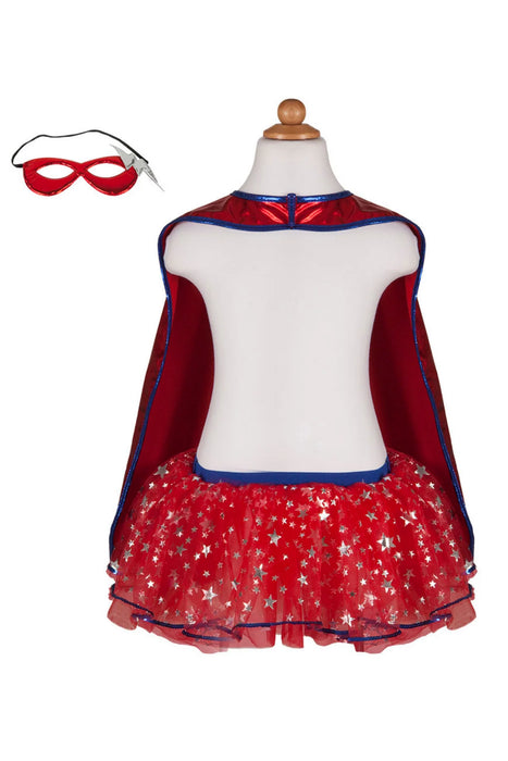 Superhero Star Dress Cape 5-6Y