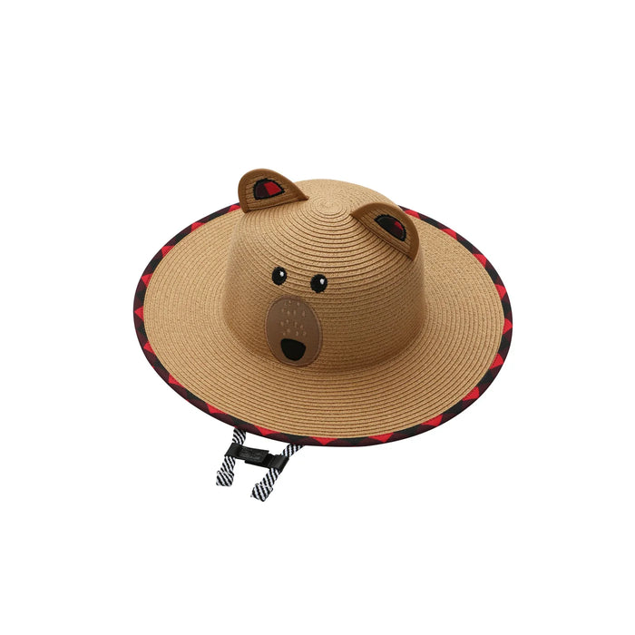 Kids Lifeguard Straw Hat - Bear Medium