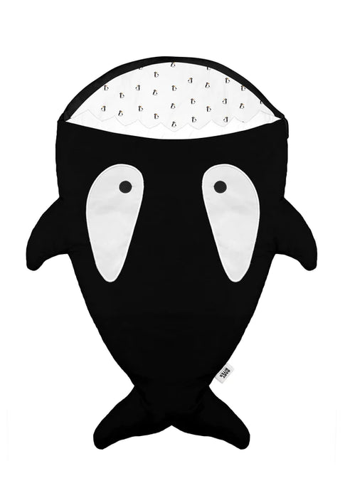 Orca Footmuff for babies - Black & Penguins ( Winter )