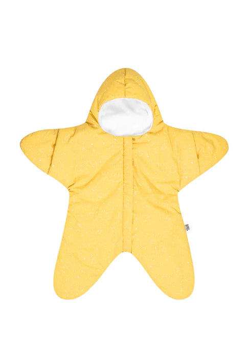 Star Overall for babies - Constellation pattern - Yellow ( Winter )