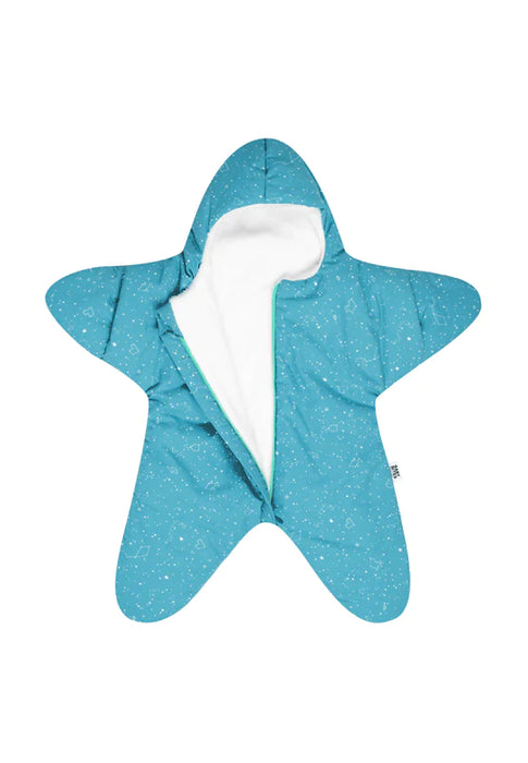 Star Overall for babies - Constellation pattern - Turquoise ( Mid season )