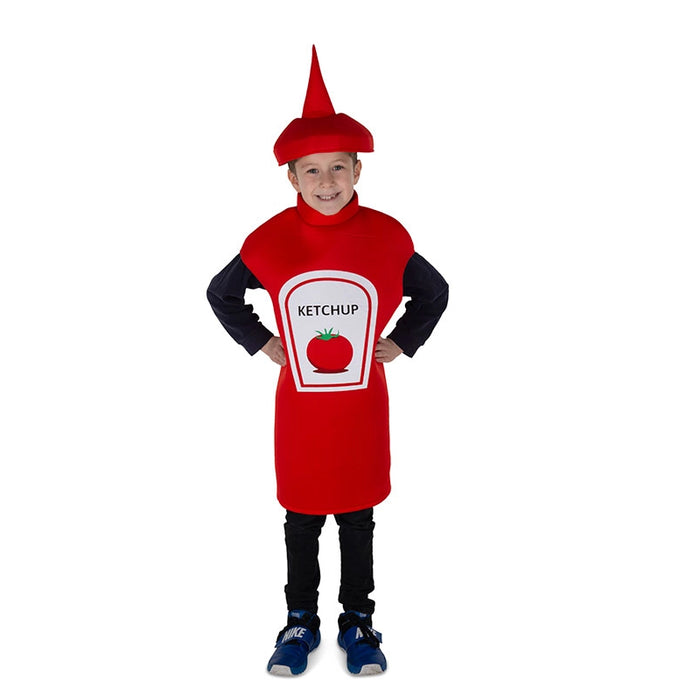 Ketchup Bottle Costume 4-6Y