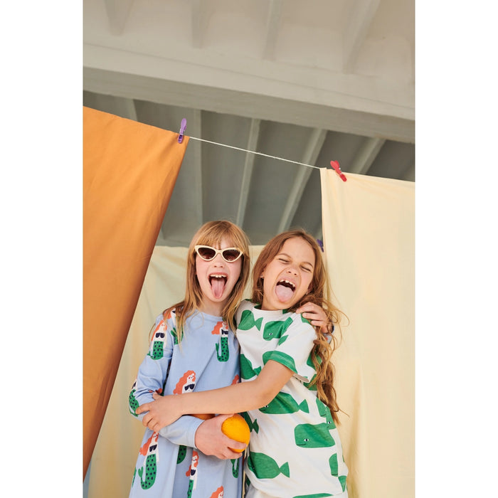 Mermaids On Blue El Dress