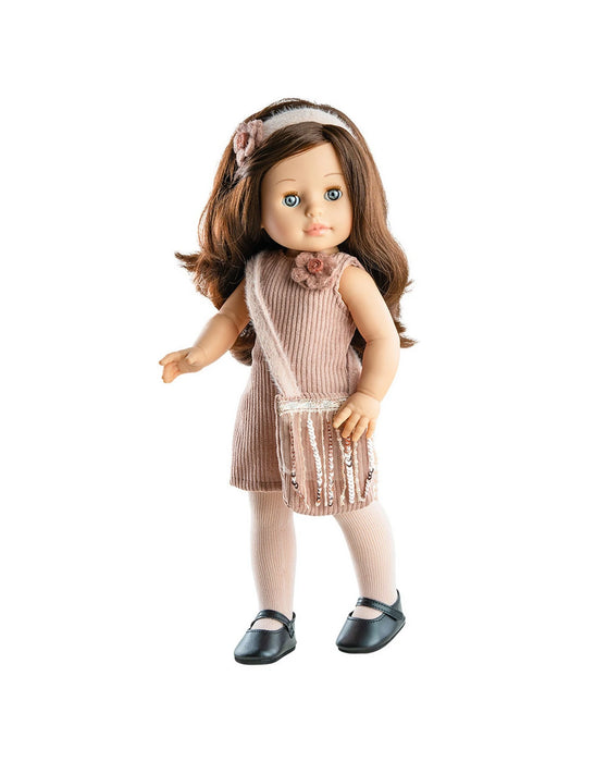 Soy Tu Doll-Emily With Peach Dress And Purse