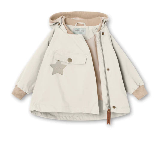 WAI SPRING JACKET. GRS- White Swan