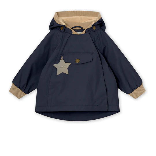 WAI FLEECE LINED SPRING JACKET. GRS-Ombre Blue