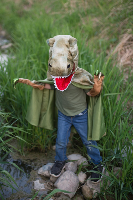 Great Pretenders T-Rex Hooded Cape 4-6Y