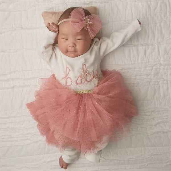 Frill Tutu Blush/Blush Glinda over Ivory - Infant