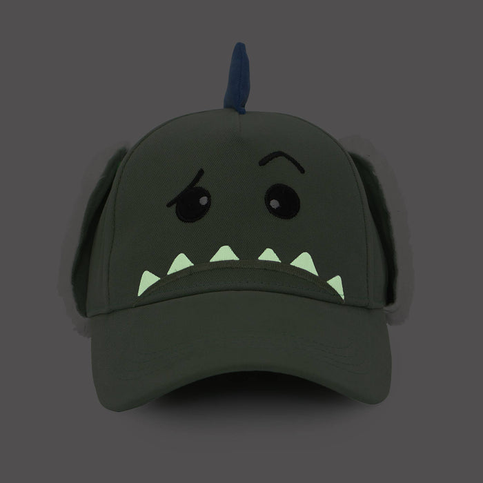 3D Caps with Earflaps - Dino