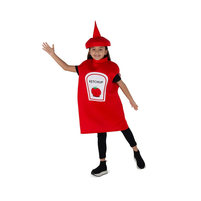 Ketchup Bottle Costume 4-6Y
