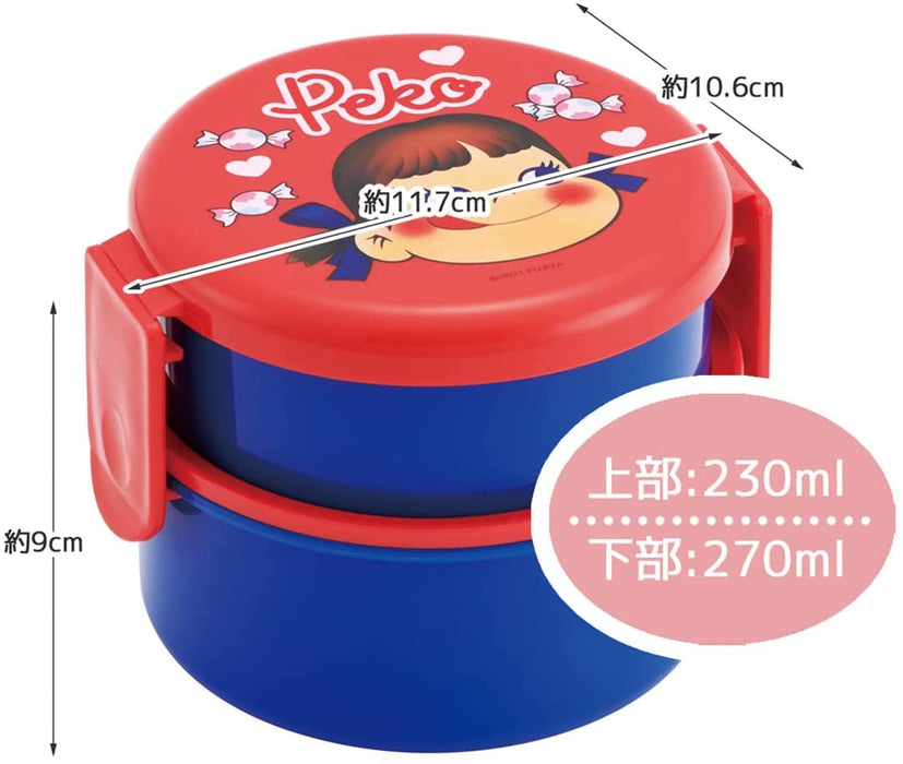 Round Lunch Box (500 ml) Peko-chan