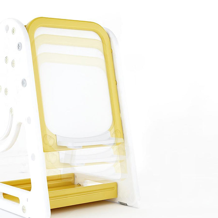 Nemibaby Multifuctional Easel/Bookshelf With Stool (Yellow）