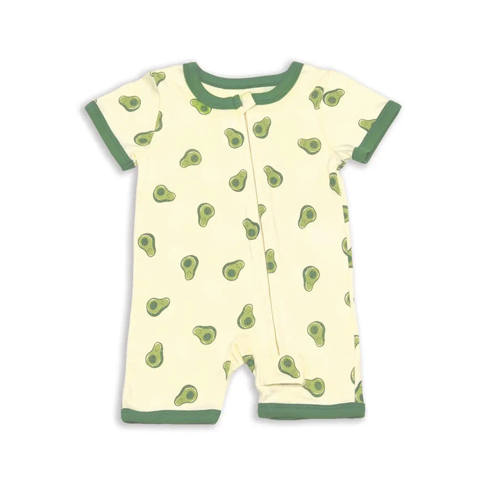 Organic Cotton Short Sleeve Zippy Romper 18M-24M