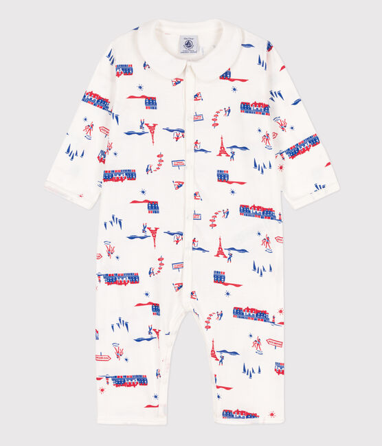 PARIS THEMED FOOTLESS COTTON SLEEPSUIT