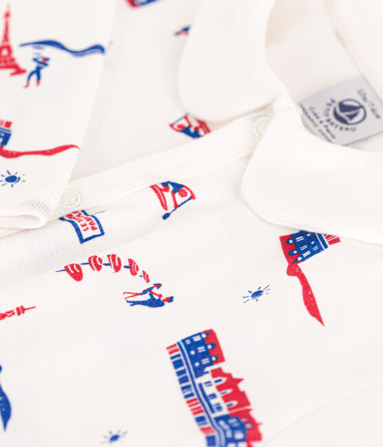PARIS THEMED FOOTLESS COTTON SLEEPSUIT