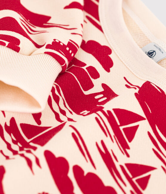 BOYS' PATTERNED FLEECE SWEATSHIRT